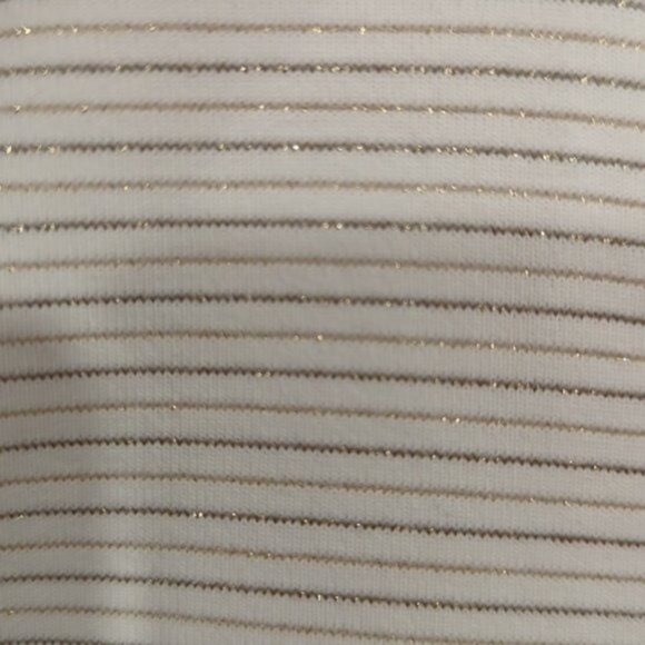 Lululemon Back in Action Long Sleeve Shirt *Shine Shine Stripe White Gold - Picture 10 of 10